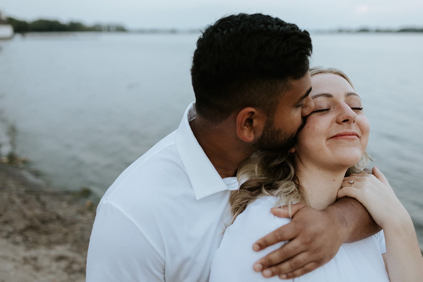 Evening Engagement Session at Toronto's Cherry Beach